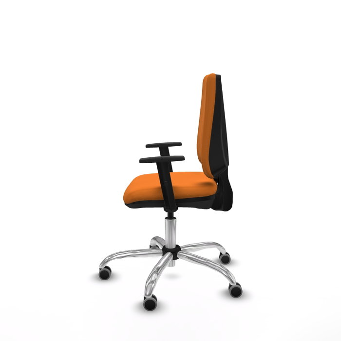 PIQUERAS Y CRESPO Silla de oficina Elche Naranja con mecanismo Contacto permanente