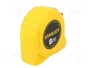 STANLEY Flexómetro de 8 m y 25 mm de anchura, amarillo