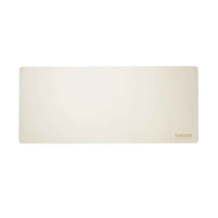 Tanooki Alfombrilla de Ratón Gaming Reversible TNK4002 XXL 90x40 cm - Diseño Yuki Bosque y Color Beige, Impermeable, Bordes Cosidos