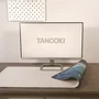 Tanooki Alfombrilla de Ratón Gaming Reversible TNK4002 XXL 90x40 cm - Diseño Yuki Bosque y Color Beige, Impermeable, Bordes Cosidos