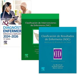 ELSEVIER EDITORIAL PACK NANDA NIC NOC ENFERMERIA (PACK).NANDA DIAGNOSTICOS ENFERMEROS 2024-2026 + NIC + NOC