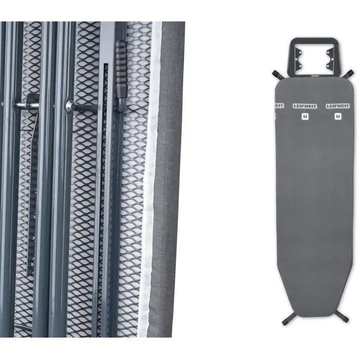 Leifheit Tabla de Planchar Classic M Negra AAANF07801 - Altura Ajustable 69-88 cm, Funda Algodón, 120x38 cm Leifheit Tabla de Planchar Classic M Negra AAANF07801 - Altura Ajustable 69-88 cm, Funda Algodón, 120x38 cm