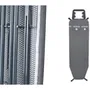 Leifheit Tabla de Planchar Classic M Negra AAANF07801 - Altura Ajustable 69-88 cm, Funda Algodón, 120x38 cm