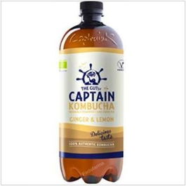 CAPTAIN Kombucha Jengibre-Limon 1Lt. Bio