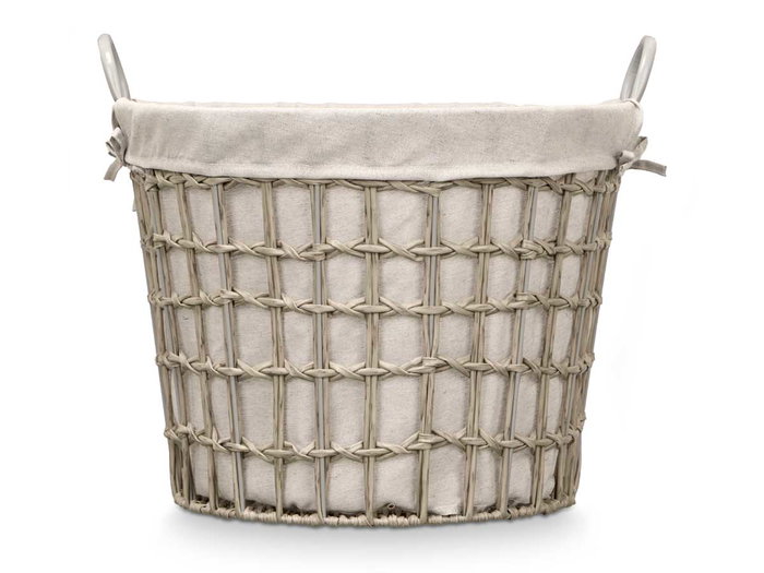 Kipit Cesto Redondo Asas Bajo Gris 47x41x44 cm (Set de 6)