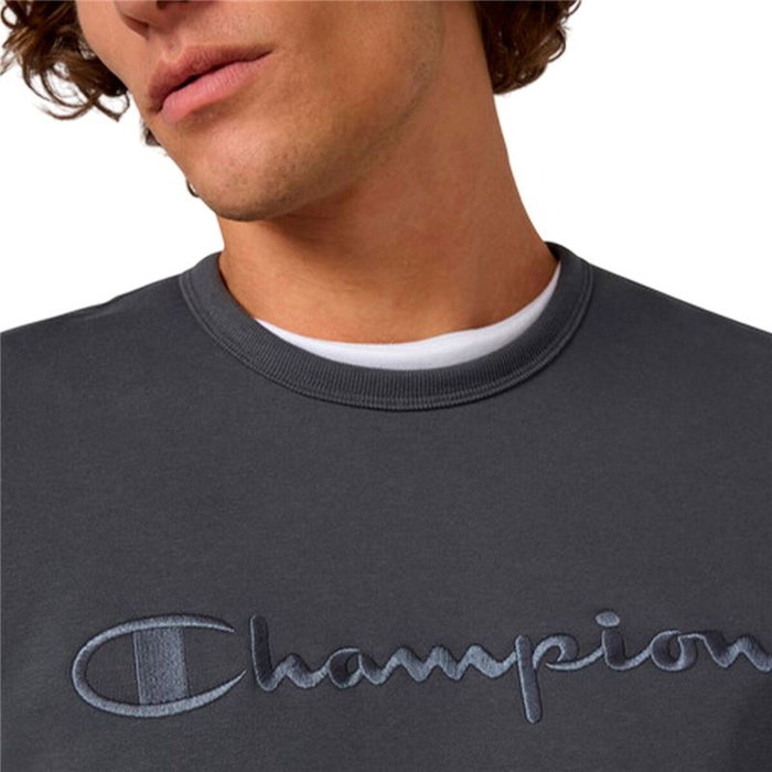 Sudadera sin Capucha Hombre Champion Icons Tonal Gris oscuro