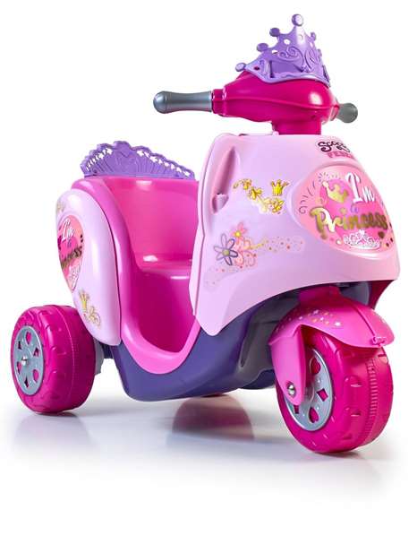 Feber Trimoto Eléctrica Batería 6V Scooty Little Princess para Niños 2+ años con Acelerador y Freno Eléctrico Multicolor 84x72x52 cm Feber Trimoto Eléctrica Batería 6V Scooty Little Princess para Niños 2+ años con Acelerador y Freno Eléctrico Multicolor 84x72x52 cm