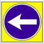 DUVER Señal de Dirección Obligatoria 345 x 345 mm