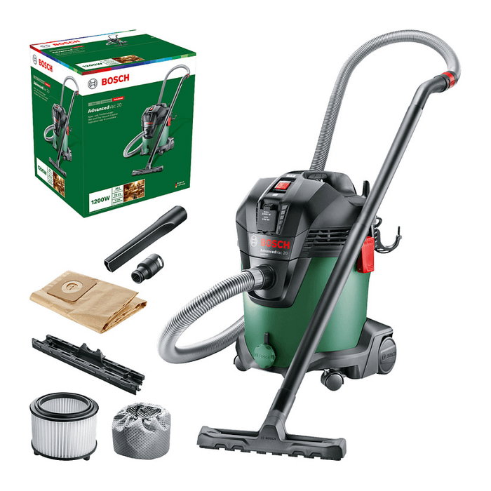 Bosch AdvancedVac 20 UNI Aspiradora Seca y Húmeda 20 L 1200 W Bosch AdvancedVac 20 UNI Aspiradora Seca y Húmeda 20 L 1200 W