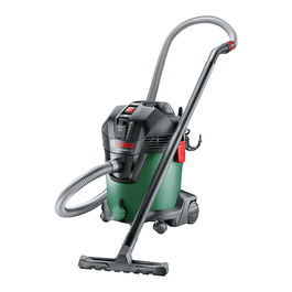 Bosch AdvancedVac 20 UNI - Aspirador Sin Bolsa, 20 Litros, Seco y Húmedo, 300 AW, Negro y Verde, con Función de Soplado