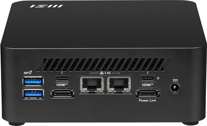 MSI Mini PC CUBI 5 1MG-238BEU Barebone Intel Core i5-120U, Negro, Sin Sistema Operativo, Gráficos Intel UMA, Wi-Fi 6 AX211, Bluetooth 5.3, Ref. 1MG-238BEU