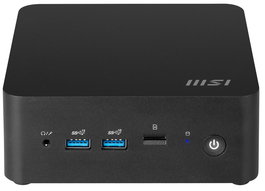 MSI Mini PC CUBI 5 1MG-238BEU Barebone Intel Core i5-120U, Negro, Sin Sistema Operativo, Gráficos Intel UMA, Wi-Fi 6 AX211, Bluetooth 5.3, Ref. 1MG-238BEU