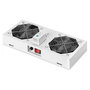 Digitus Ventilador de Techo para Rack de Pared 19" (483mm), 2 Ventiladores, Flujo de Aire 276 m³/h, Color Gris