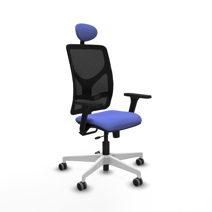 PIQUERAS Y CRESPO Silla de oficina Motilla con mecanismo Sincro/Traslack, Azul claro y Negro PIQUERAS Y CRESPO Silla de oficina Motilla con mecanismo Sincro/Traslack, Azul claro y Negro