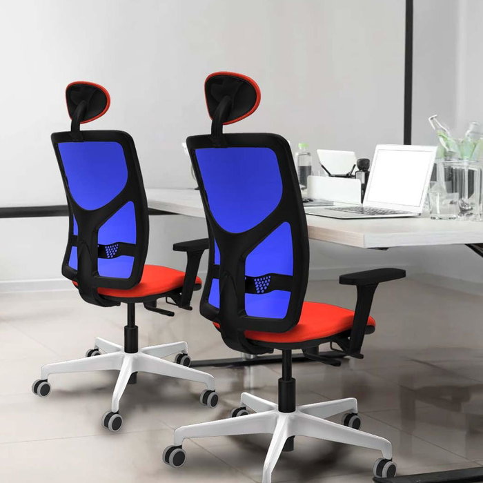 PIQUERAS Y CRESPO Silla de oficina Motilla con mecanismo Sincro/Traslack, Azul claro y Negro PIQUERAS Y CRESPO Silla de oficina Motilla con mecanismo Sincro/Traslack, Azul claro y Negro