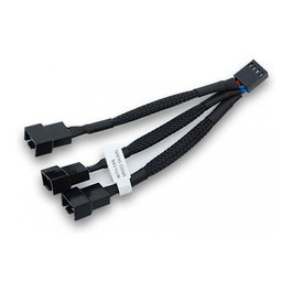 EK Water Blocks EK-Cable Y-Weiche para 3 ventiladores de 4 pines PWM - 10 cm