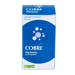 NEO Cobre Microgránulos 50 Cápsulas Suplemento