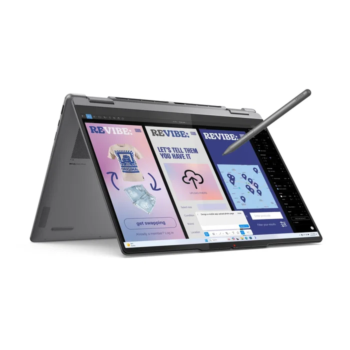 Lenovo Yoga 7 14ILL10 Convertible 2-en-1 14" OLED táctil WUXGA (1920x1200) Intel Core Ultra 5 226V 16GB RAM 512GB SSD Windows 11 Home Español Gris Luna Grey
