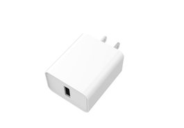 eSTUFF Cargador Doméstico USB-A 12W 2.4A para Smartphones y Tabletas con Enchufe Americano - Blanco