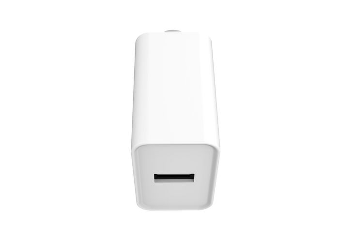 eSTUFF Cargador Doméstico USB-A 12W 2.4A para Smartphones y Tabletas con Enchufe Americano - Blanco