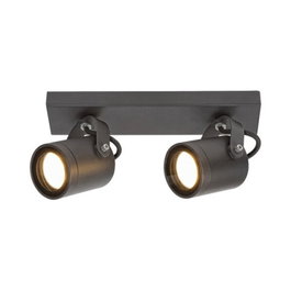 RABALUX Aplique Exterior Elva 2xGU10 IP44 Antracita Industrial RAB-7930
