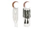 DKD Home Decor Decoración Colgante Macramé 21x1x100 Surtido de 2 unidades