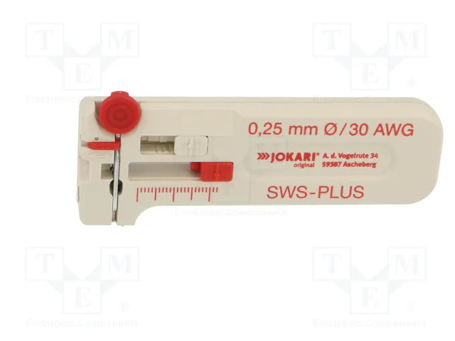 JOKARI Pelacables SWS-PLUS para cable redondo de 0,25 mm JOKARI Pelacables SWS-PLUS para cable redondo de 0,25 mm