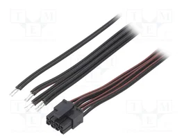ESPE Cable de alimentación Micro-Fit 3.0 hembra de 8 pines, 0,6m