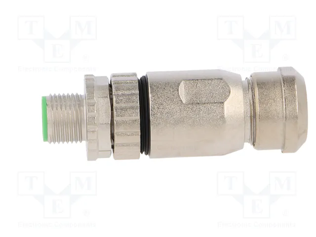 HARTING Conector M12 Macho 4 Pines Recto Código D Ethernet IP67