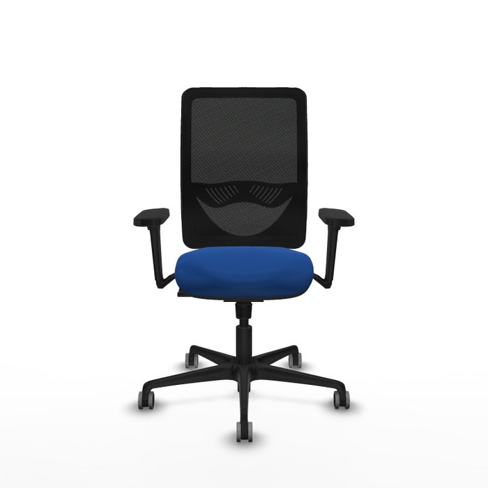 PIQUERAS Y CRESPO Silla de oficina Zulema con mecanismo Sincro, Azul y Negro PIQUERAS Y CRESPO Silla de oficina Zulema con mecanismo Sincro, Azul y Negro
