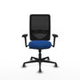 PIQUERAS Y CRESPO Silla de oficina Zulema con mecanismo Sincro, Azul y Negro