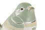 DKD Home Decor Figura de Pájaro Verde y Dorado en Resina