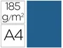 Guarro Cartulina Azul Mar Din A4 185g