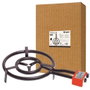 Vassary Quemador de gas doble Ø400mm para paelleras de Ø260mm a Ø600mm