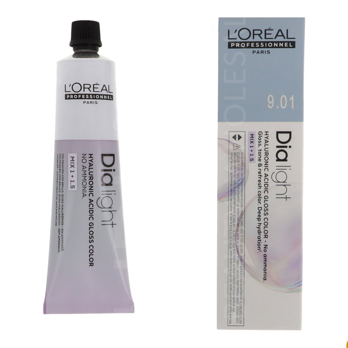 L'Oréal DIA Light 9.01 Rubio Muy Claro Ligero Ceniza Matiz 60ml L'Oréal DIA Light 9.01 Rubio Muy Claro Ligero Ceniza Matiz 60ml