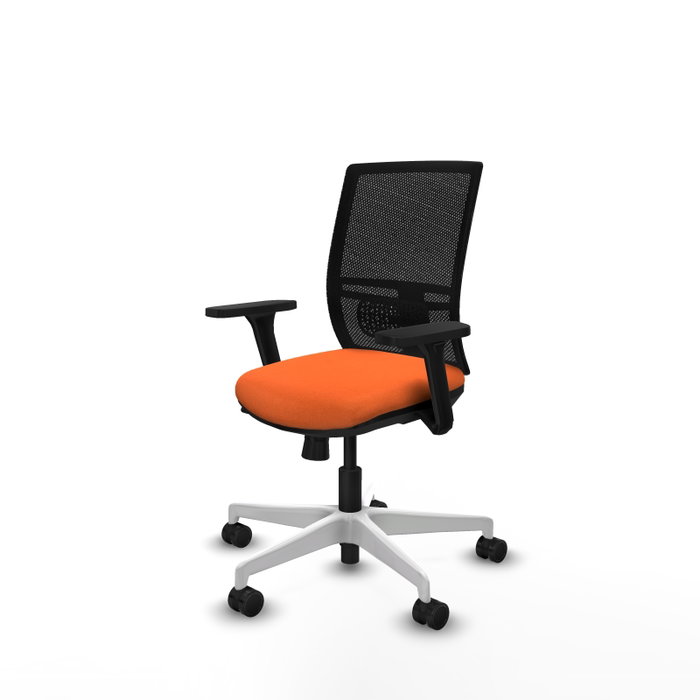 PIQUERAS Y CRESPO Silla de oficina Yunquera Naranja y Negro PIQUERAS Y CRESPO Silla de oficina Yunquera Naranja y Negro