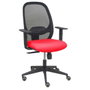 PIQUERAS Y CRESPO Silla Cilanco con mecanismo Sincro, asiento Rojo y malla Negro