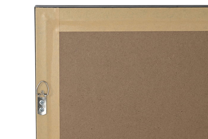 DKD Home Decor Cuadro Loft Blanco Negro 4.5 x 60 x 60 cm (2 Unidades) con LED