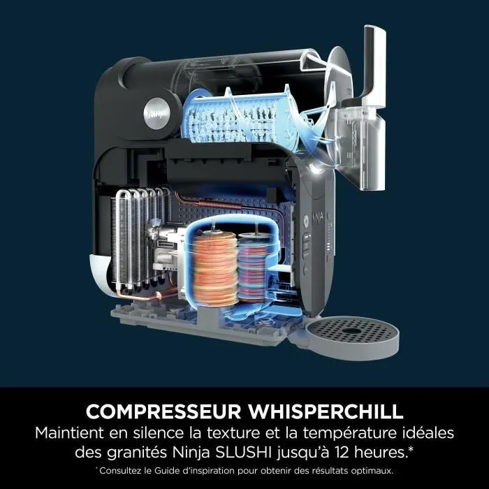 Ninja FS301EU Slushi Slush-Eismaschine - Máquina para hacer granizados y hielo picado, 1.892 L, 200 W, color azul y gris