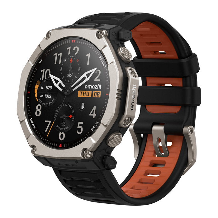 Amazfit T-Rex Ultra 2 HYROX-Modus Smartwatch 51 mm AMOLED GPS Negro Titanio Amazfit T-Rex Ultra 2 HYROX-Modus Smartwatch 51 mm AMOLED GPS Negro Titanio