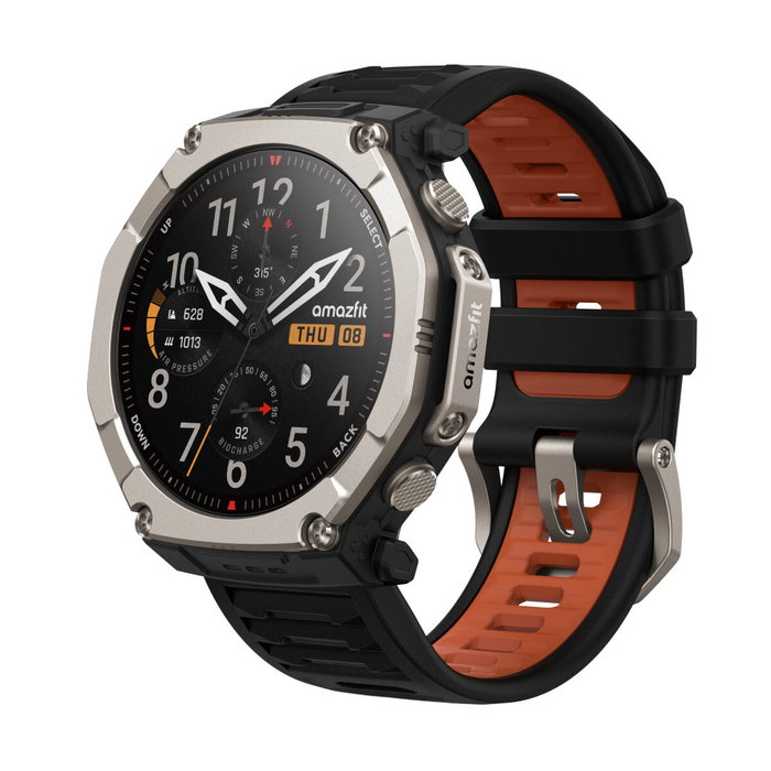 Amazfit T-Rex Ultra 2 Smartwatch Titanio