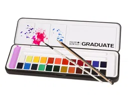 Daler Rowney Acuarela Graduate Caja Metal 24 Colores Surtidos Estudiantes