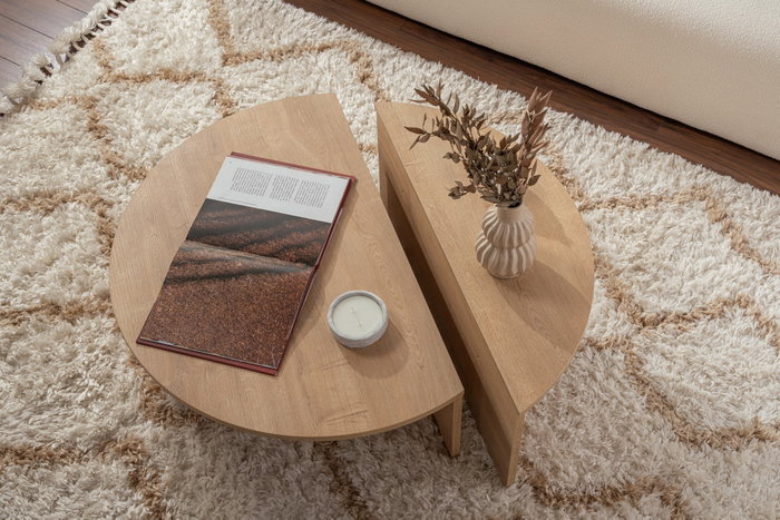 Nordure Mesa de Centro Orion Honey Oak Color Roble 90cm