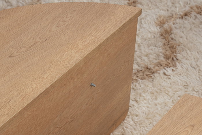 Nordure Mesa de Centro Orion Honey Oak Color Roble 90cm