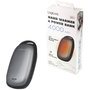 LogiLink Powerbank 4.000 mAh con USB-A y función calentador de manos, gris metalizado