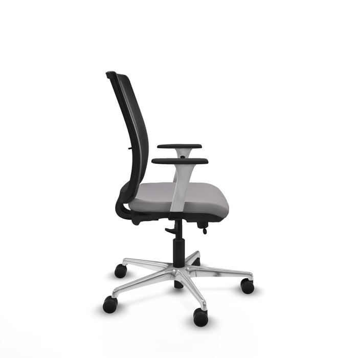 PIQUERAS Y CRESPO Silla de oficina Haches Gris y Negro