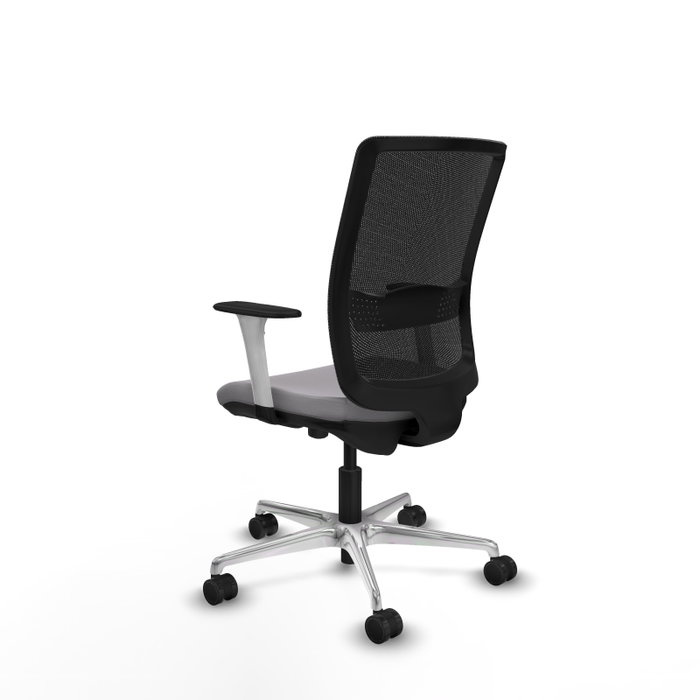 PIQUERAS Y CRESPO Silla de oficina Haches Gris y Negro