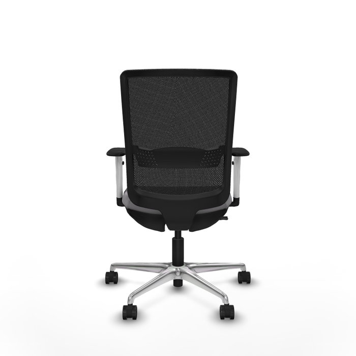 PIQUERAS Y CRESPO Silla de oficina Haches Gris y Negro