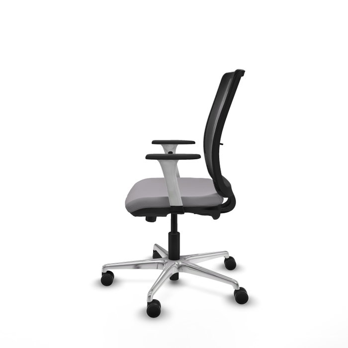 PIQUERAS Y CRESPO Silla de oficina Haches Gris y Negro