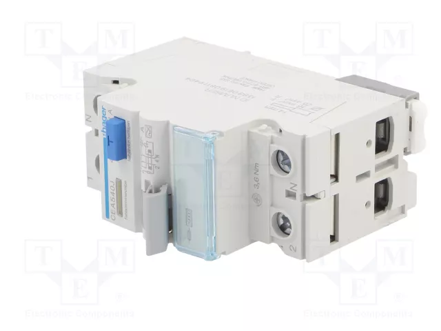 HAGER Interruptor diferencial 40A 0,1A 1+N
